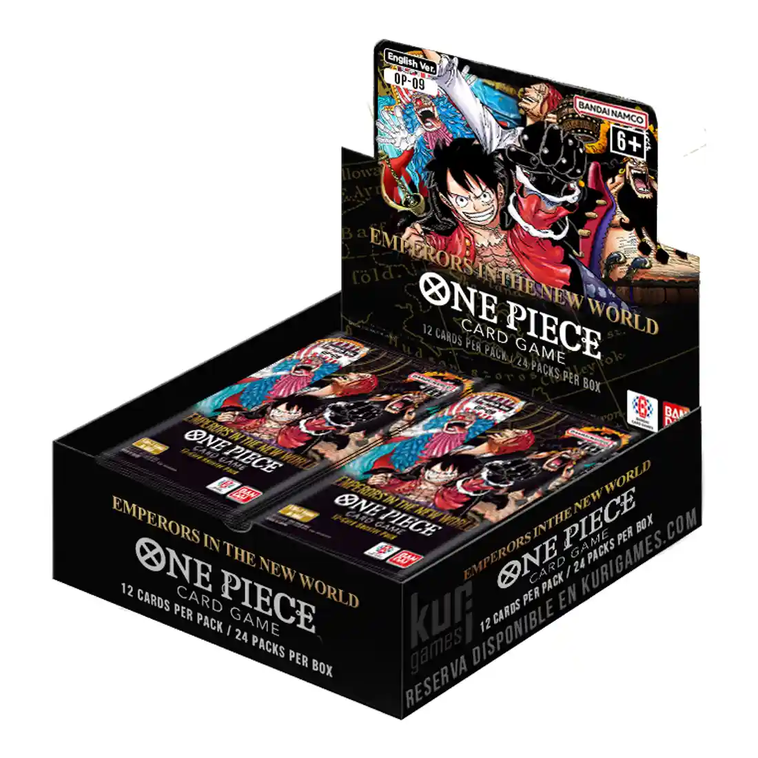 OP09 Emperors in the New World One Piece Card Game – Caja de sobres