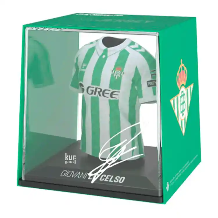 Figura mini camiseta GIOVANNI LO CELSO Real Betis Home Jersey 2024/25 Licencia oficial