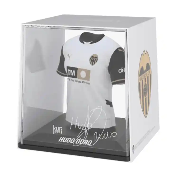 Figura mini camiseta HUGO DURO Valencia C.F. Season 2024/25 Licencia oficial