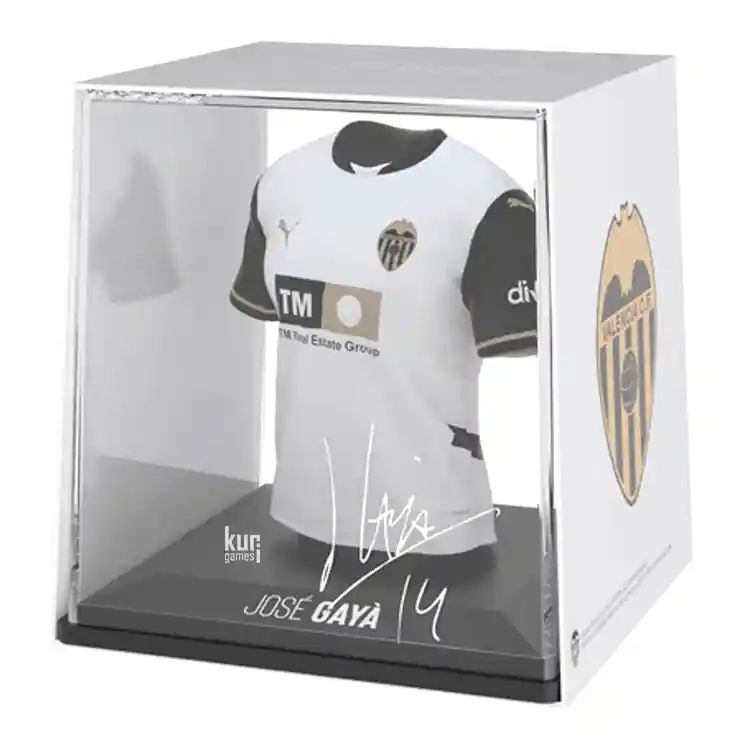 Figura mini camiseta JOSE GAYÀ Valencia C.F. Season 2024/25 Licencia oficial