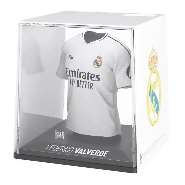 Figura mini camiseta VALVERDE R. Madrid Home Jersey 2024/25 Licencia oficial