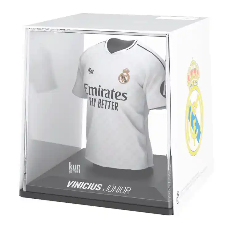 Figura mini camiseta VINICIUS JR R. Madrid Home Jersey 2024/25 Licencia oficial