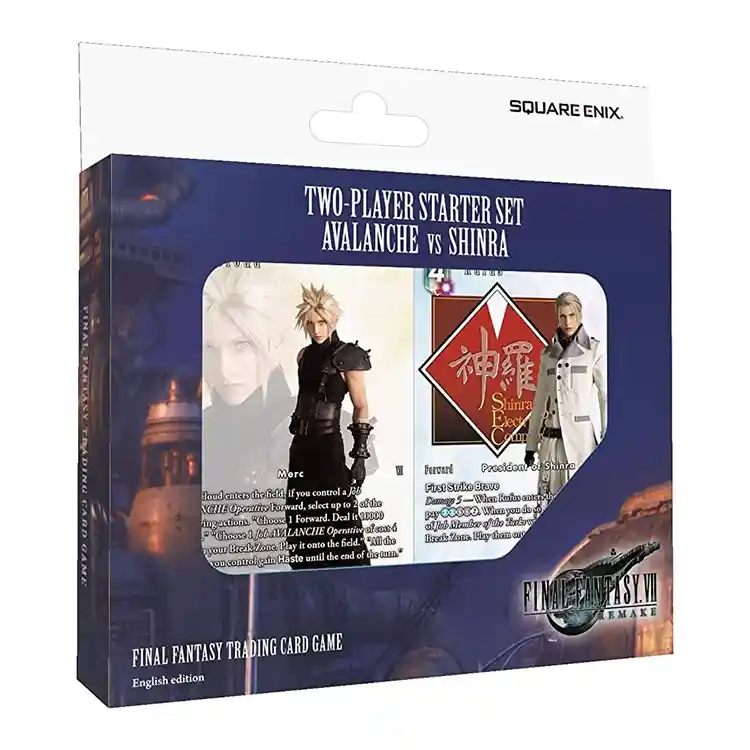 Two-Player Starter Set Avalanche vs Shinra Opus 15 Final Fantasy TCG