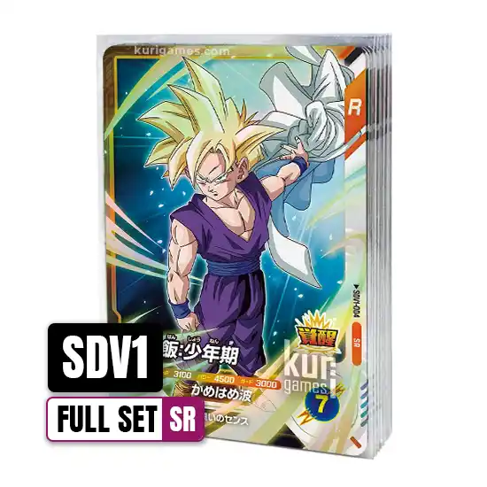SDV1 Super Rare Set Completo Dragon Ball Super Divers