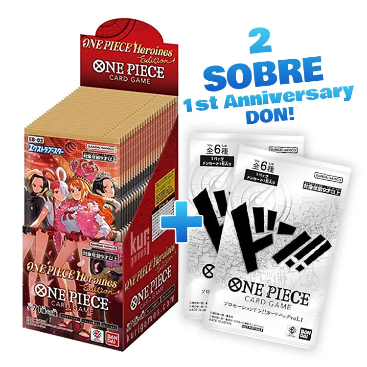 EB03 One Piece Heroines Edition Booster Box japanese KuriGames TCG