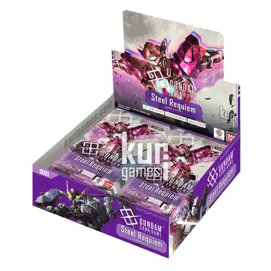 GD03 Steel Requiem Gundam Card Game Booster Box japanese