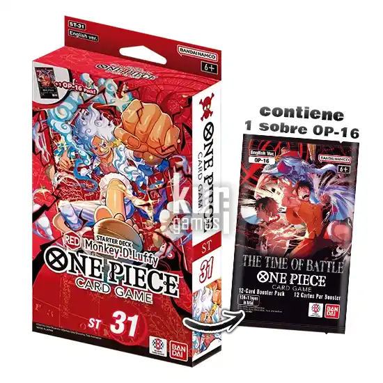 Starter Deck ST31 Red Monkey D Luffy One Piece Kuri Games TCG