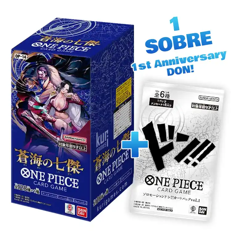OP14 One Piece Seven Warlords Booster Box Japanese KuriGames TCG