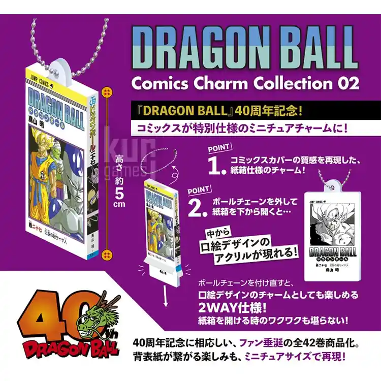 Dragon Ball Comics Charm Collection 02 Gachapon KuriGames TCG
