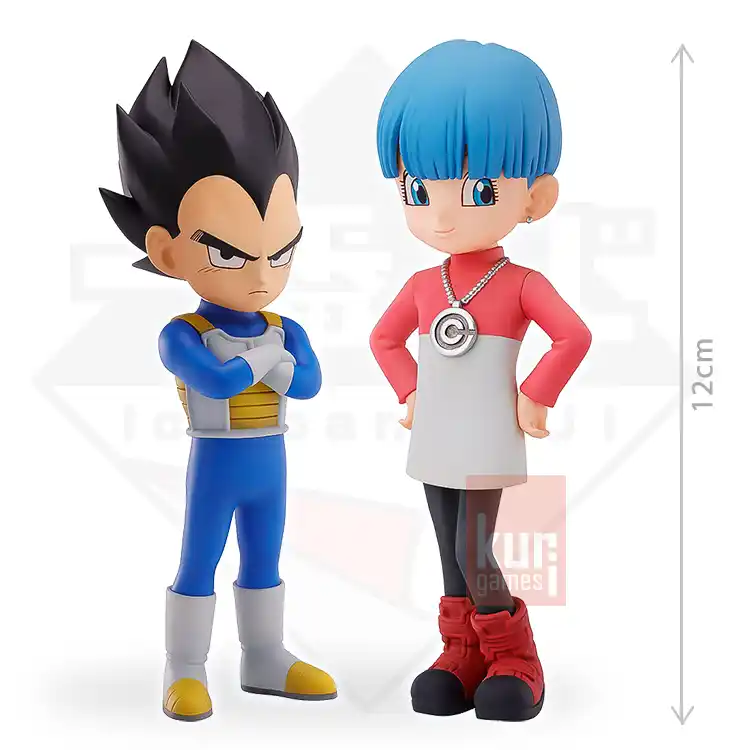 Vegeta mini & Bulma mini Ichiban Kuji Dragon Ball DAIMA Premio B