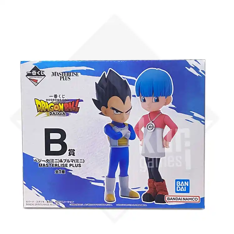 Ichiban Kuji Premio B Vegeta mini Bulma mini MASTERLISE PLUS Dragon Ball DAIMA KuriGames TCG