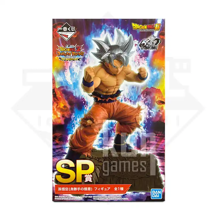 Son Goku Ultra Instinto MASTERLISE Ichiban Kuji DRAGON BALL Z DOKKAN BATTLE 6th anniversary Premio SP KuriGames TCG