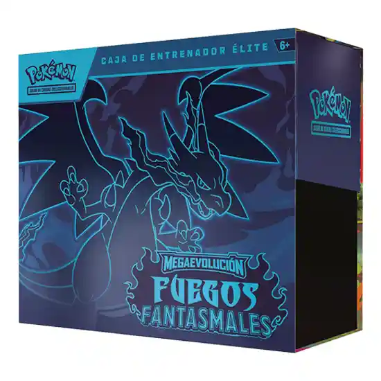 ETB Elite Trainer Box Fuegos Fantasmales Pokémon TCG Español