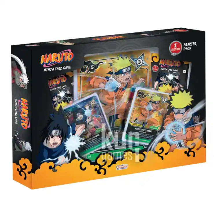 Starter Pack Naruto + Sasuke – Naruto Mythos TCG 1st Edition Konoha Shidō