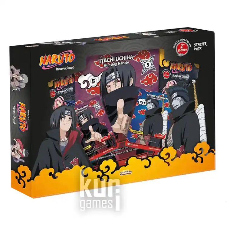 Starter Pack Naruto + Sasuke - Naruto Mythos TCG 1st Edition
