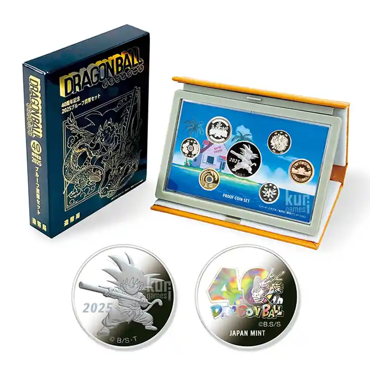 Set de monedas + medalla de plata 40th anniversary Dragon Ball Edición limitada