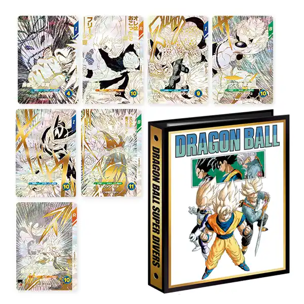 9 Pocket Binder Set 40th Anniversary Edition Dragon Ball Super Divers + 7 cartas exclusivas