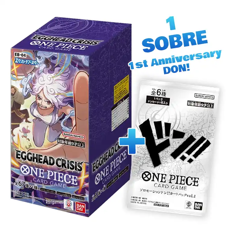 EB04 One Piece Egghead Crisis Booster Box japanese KuriGames TCG