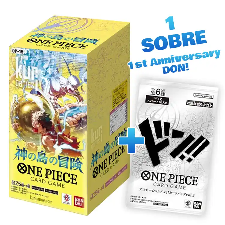 OP15 One Piece Adventure on the Island of the Gods Booster Box Japanese KuriGames TCG