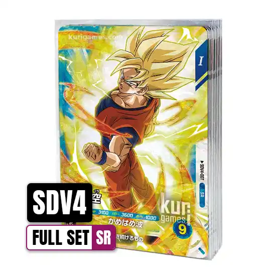 SDV4 Super Rare Full Set Completo Dragon Ball Super Divers
