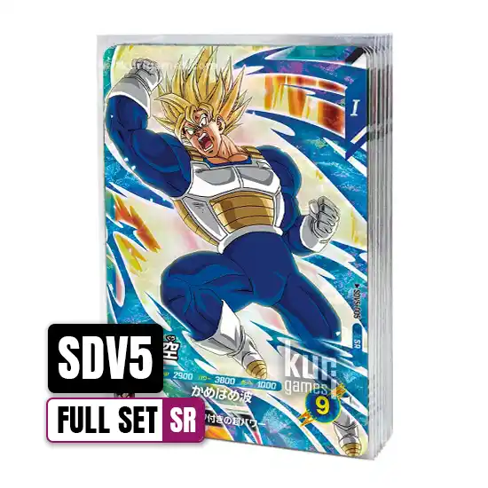 SDV5 Super Rare Full Set Completo Dragon Ball Super Divers