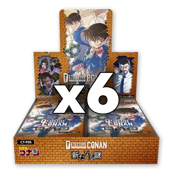 x6 Detective Conan TCG CT-P05 New Mystery Booster Box