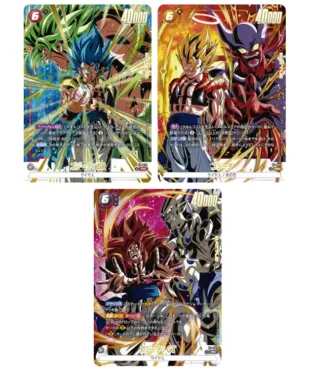 Gogeta Pack of Fierces battles FP-079 PR, FP-08 PR, FP-081 PR - V Jump 5 May 2026 Mayo KuriGames TCG