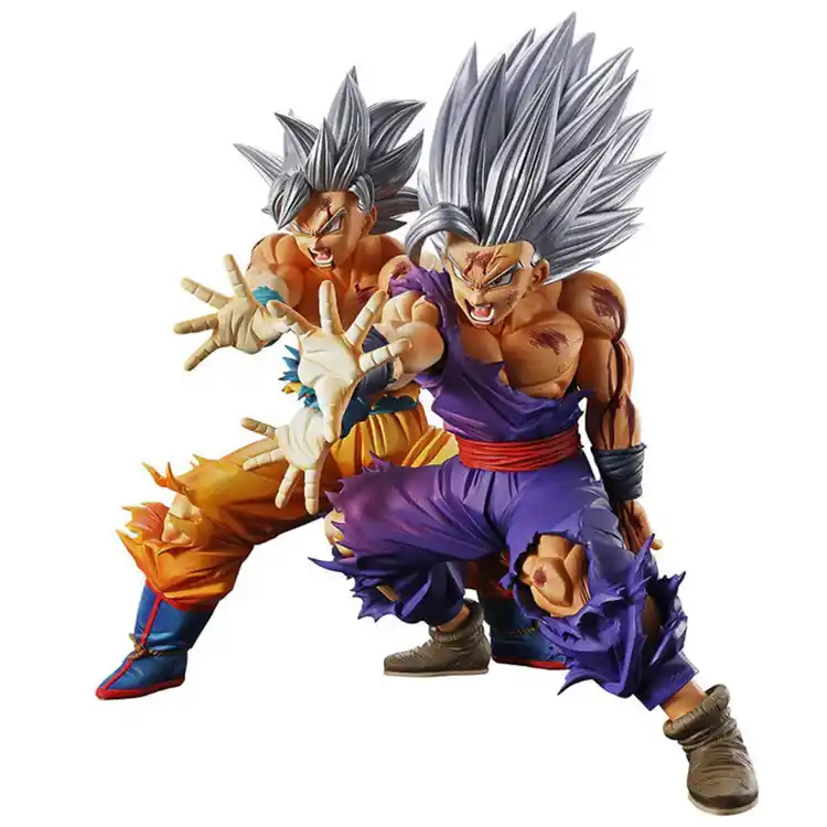 Dragon Ball Super 10th Anniversary Son Goku Ultra Instinct & Son Gohan Beast Ultimate Father-Son Kamehameha Masterlise V Jump Limited Edition