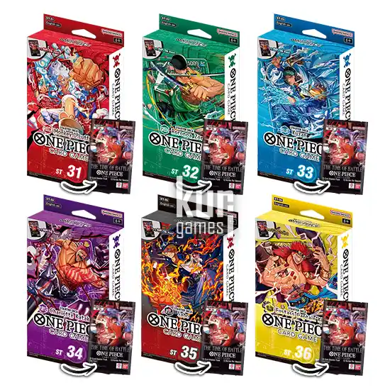 Starter Deck ST31 - ST36 One Piece Card Game Kuri Games TCG
