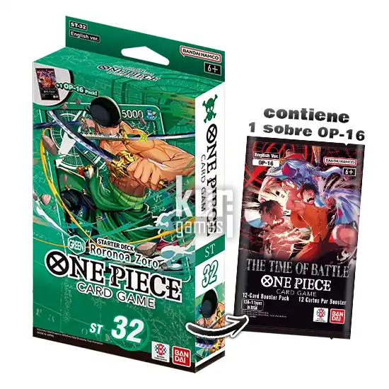 Starter Deck ST32 Green Roronoa Zoro One Piece Kuri Games TCG