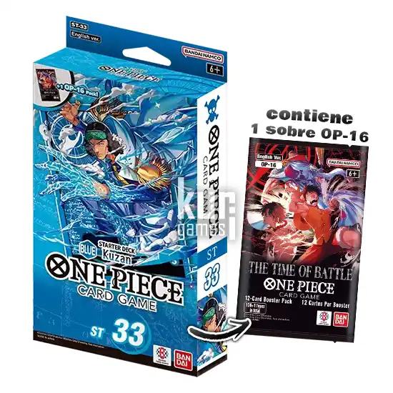 Starter Deck ST33 Blue Kuzan One Piece Kuri Games TCG