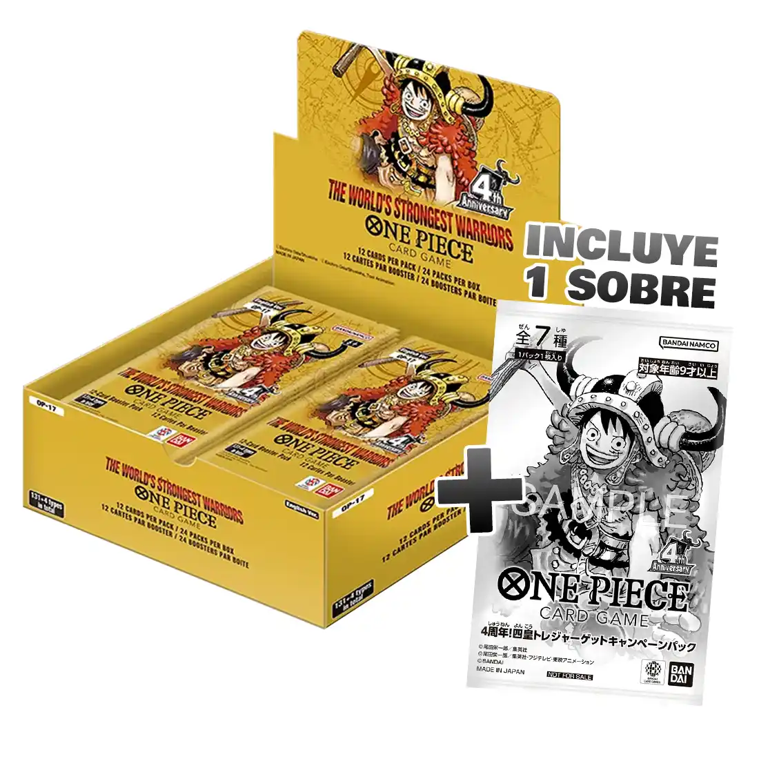 OP17 The World’s Strongest Warriors One Piece Card Game KuriGames TCG1