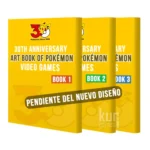 Pokemon Visual Art Book 30th Anniversary Video Games Book 1-2-3 KuriGames TCG