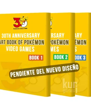 Pokemon Visual Art Book 30th Anniversary Video Games Book 1-2-3 KuriGames TCG
