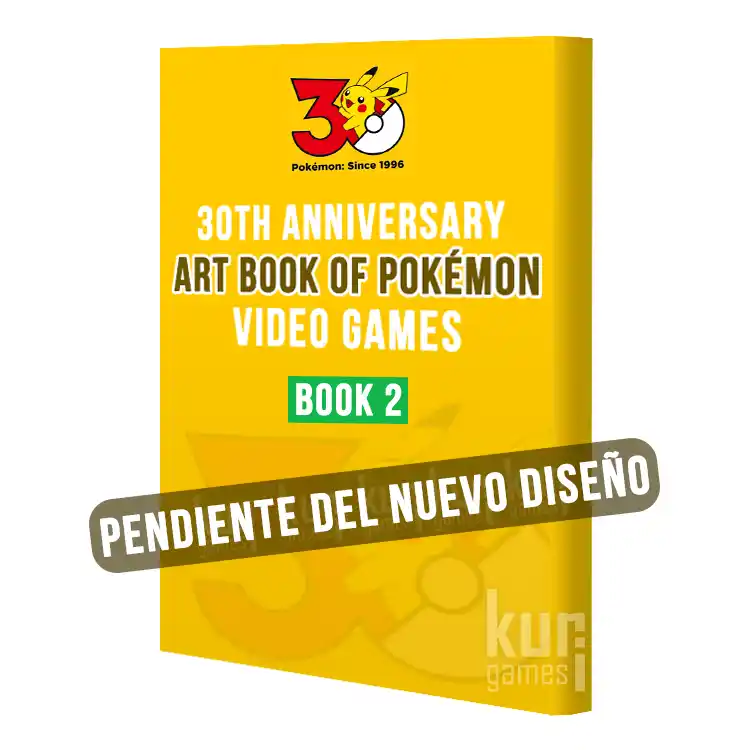 Pokemon Visual Art Book 30th Anniversary Video Games Book 2 KuriGames TCG