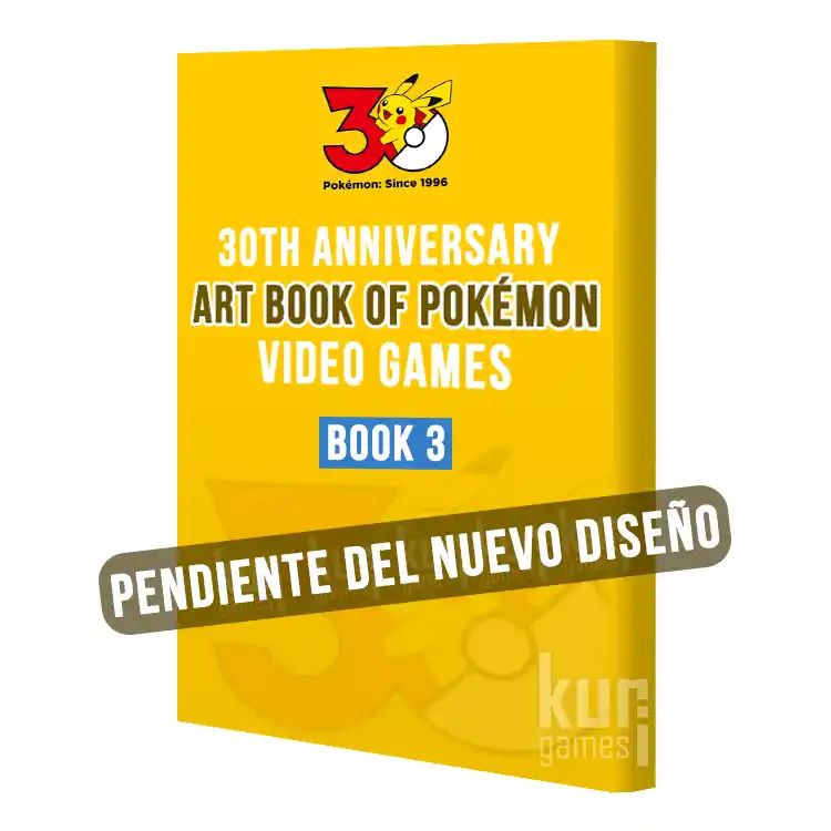 Pokemon Visual Art Book 30th Anniversary Video Games Book 3 KuriGames TCG