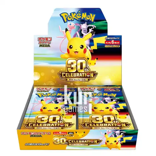30th Celebration Mega Booster Box Pokemon TCG KuriGames TCG