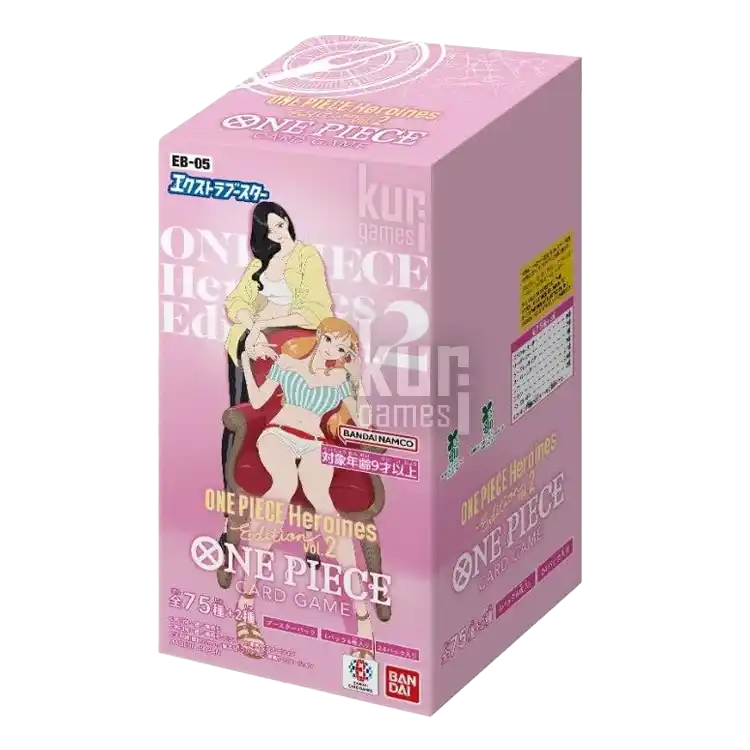 EB05 One Piece Heroines Edition Vol 2 One Piece Card Game Booster Box Japanese KuriGames TCG