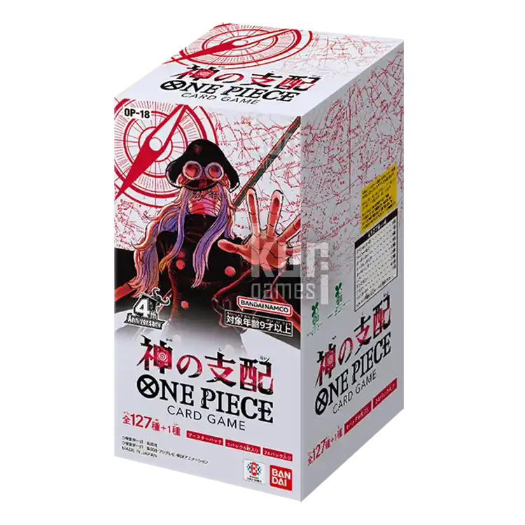 OP18 One Piece The Dominance of God Booster Box Japanese KuriGames TCG